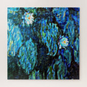 Monet - Water Lilies Blue Puzzle (Horizontal)