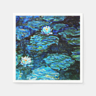 Monet - Water Lilies Blue Serviette