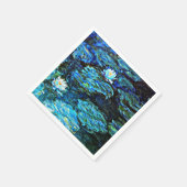 Monet - Water Lilies Blue Serviette (Ecke)