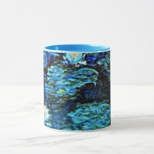 Monet - Water Lilies Blue, Tasse (Zentrum)