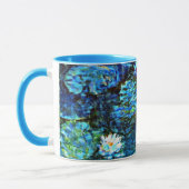 Monet - Water Lilies Blue, Tasse (Links)