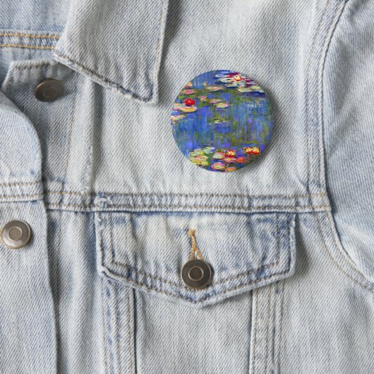 Monet Water Lilies Button (Beispiel)
