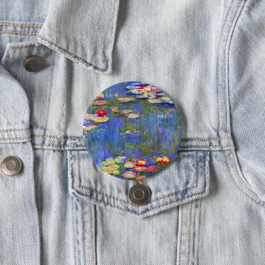 Monet Water Lilies Button (Beispiel)