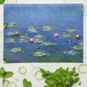 Monet Water Lilies Fine Art (1906) Küchentuch (Gefaltet)