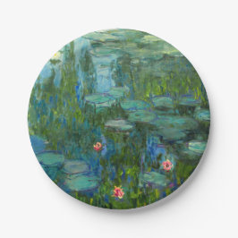 Monet Water Lilies Fine Art (1915) Pappteller