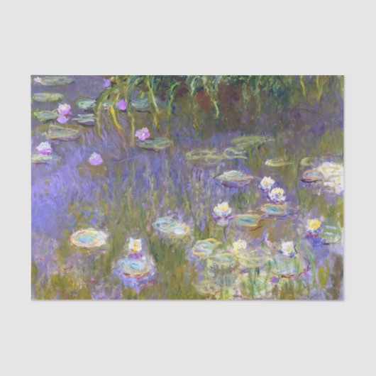 Monet Water Lilies Fine Art (1922) Seidenpapier (Vorderseite)
