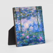 Monet Water Lilies Fotoplatte (Vorderseite)