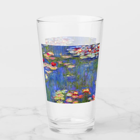 Monet Water Lilies Glas (Vorderseite)