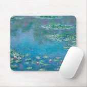 Monet Water Lilies Impressionist Malerei Mousepad (Mit Mouse)