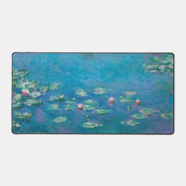 Monet Water Lilies Impressionist Malerei Schreibtischunterlage