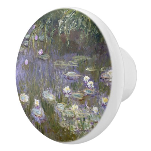 Monet Water Lilies Keramik Knob Keramikknauf (Rechts)