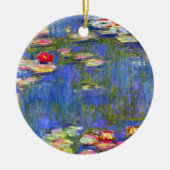 Monet Water Lilies Keramik Ornament (Vorne)