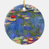 Monet Water Lilies Keramik Ornament (Hinten)