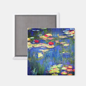 Monet Water Lilies Magnet (Vorderseite/Rückseite)