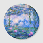 Monet Water Lilies Magnet<br><div class="desc">Monet Water Lilies Magnet. Ölmalerei auf Leinwand aus dem Jahr 1916. Monet malte während der letzten Jahre seiner Karriere seinen berühmten Seerosenteich obsessiv, zeichnete Inspiration aus dem Sonnenlicht und seiner wechselnden Wirkung auf das Wasser, die aquatischen Blume und das Blattwerk. Dieses Gemälde ist mit einer lebhaften Verwendung von Pinks, Blues...</div>