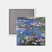 Monet Water Lilies Magnet (Vorderseite/Rückseite)