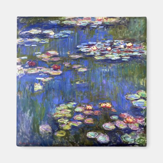 Monet Water Lilies Magnet (Vorne)