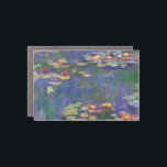 Monet Water Lilies Masterpiece Malerei Auto Magnet<br><div class="desc">Monet Water Lilies - Dieses klassische Monet Gemälde wurde 1916 von Claude Monet gemalt. Es ist Teil seiner berühmten Wasserliliensammlung,  wo er in seinem Garten in Giverney,  Frankreich malt. Ein Meisterwerk.</div>