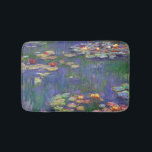 Monet Water Lilies Masterpiece Malerei Badematte<br><div class="desc">Monet Water Lilies - Dieses klassische Monet Gemälde wurde 1916 von Claude Monet gemalt. Es ist Teil seiner berühmten Wasserliliensammlung,  wo er in seinem Garten in Giverney,  Frankreich malt. Ein Meisterwerk.</div>