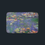 Monet Water Lilies Masterpiece Malerei Badematte<br><div class="desc">Monet Water Lilies - Dieses klassische Monet Gemälde wurde 1916 von Claude Monet gemalt. Es ist Teil seiner berühmten Wasserliliensammlung,  wo er in seinem Garten in Giverney,  Frankreich malt. Ein Meisterwerk.</div>