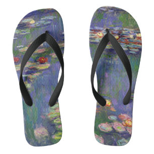 Monet Water Lilies Masterpiece Malerei Badesandalen