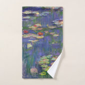 Monet Water Lilies Masterpiece Malerei Badhandtuch Set (Handtuch)