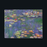 Monet Water Lilies Masterpiece Malerei Fußmatte<br><div class="desc">Monet Water Lilies - Dieses klassische Monet Gemälde wurde 1916 von Claude Monet gemalt. Es ist Teil seiner berühmten Wasserliliensammlung,  wo er in seinem Garten in Giverney,  Frankreich malt. Ein Meisterwerk.</div>