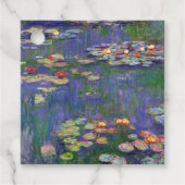 Monet Water Lilies Masterpiece Malerei Geschenkanhänger (Vorderseite)