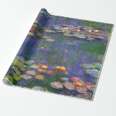 Monet Water Lilies Masterpiece Malerei Geschenkpapier (Ungerollt)