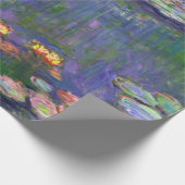 Monet Water Lilies Masterpiece Malerei Geschenkpapier (Ecke)