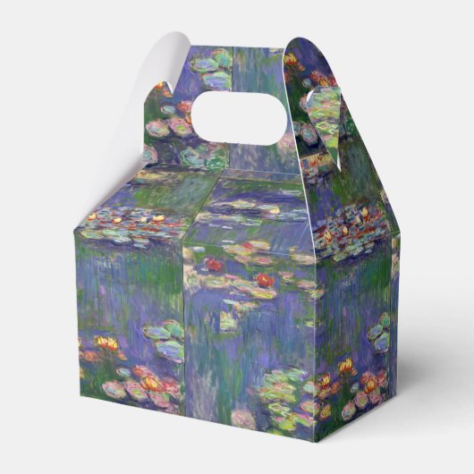 Monet Water Lilies Masterpiece Malerei Geschenkschachtel (Rückseite)
