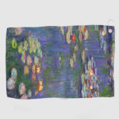 Monet Water Lilies Masterpiece Malerei Golfhandtuch (Horizontal)
