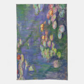 Monet Water Lilies Masterpiece Malerei Handtuch (Vertikal)