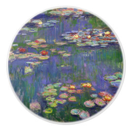 Monet Water Lilies Masterpiece Malerei Keramikknauf
