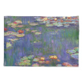 Monet Water Lilies Masterpiece Malerei Kissenbezug (Rückseite)