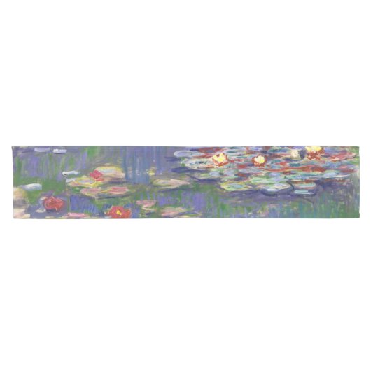 Monet Water Lilies Masterpiece Malerei Kurzer Tischläufer (Horizontal)