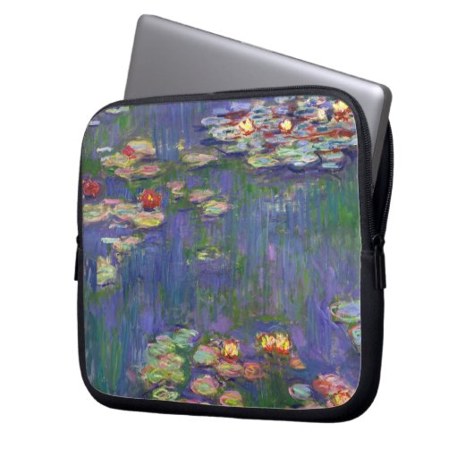 Monet Water Lilies Masterpiece Malerei Laptopschutzhülle (Vorderseite Links)