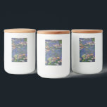 Monet Water Lilies Masterpiece Malerei Lebensmitteletikett<br><div class="desc">Monet Water Lilies - Dieses klassische Monet Gemälde wurde 1916 von Claude Monet gemalt. Es ist Teil seiner berühmten Wasserliliensammlung,  wo er in seinem Garten in Giverney,  Frankreich malt. Ein Meisterwerk.</div>