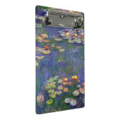 Monet Water Lilies Masterpiece Malerei Mini Klemmbrett (Schrägansicht)