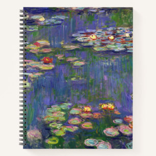 Monet Water Lilies Masterpiece Malerei Notizblock
