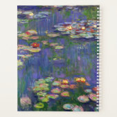 Monet Water Lilies Masterpiece Malerei Planer (Rückseite)