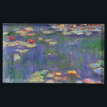 Monet Water Lilies Masterpiece Malerei Platzkartenhalter<br><div class="desc">Monet Water Lilies - Dieses klassische Monet Gemälde wurde 1916 von Claude Monet gemalt. Es ist Teil seiner berühmten Wasserliliensammlung,  wo er in seinem Garten in Giverney,  Frankreich malt. Ein Meisterwerk.</div>