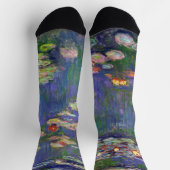 Monet Water Lilies Masterpiece Malerei Socken (Oben)