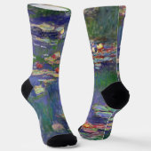 Monet Water Lilies Masterpiece Malerei Socken (Gewinkelt)