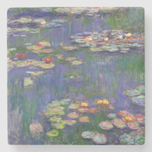 Monet Water Lilies Masterpiece Malerei Steinuntersetzer
