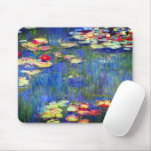 Monet Water Lilies Mousepad (Mit Mouse)
