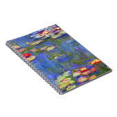 Monet Water Lilies  Notizblock (Rechte Seite)