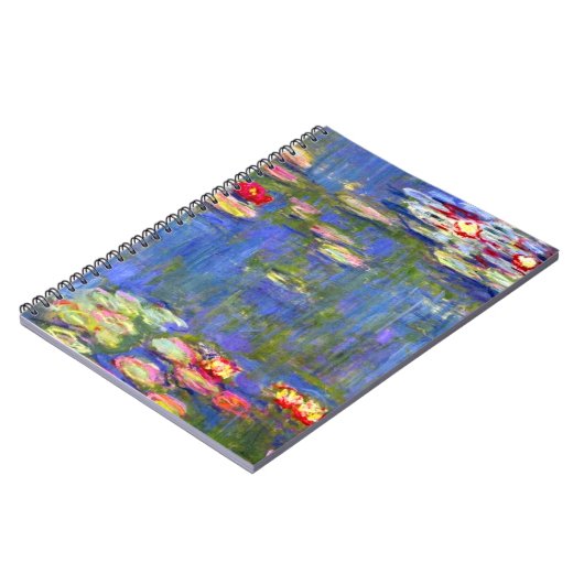 Monet Water Lilies Notizblock (Linke Seite)