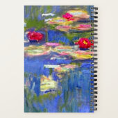 Monet Water Lilies Notizblock (Rückseite)
