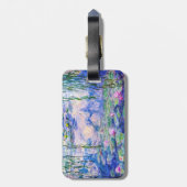 Monet - Water Lilies / Nympheas 1919 - QR-Code Gepäckanhänger (Rückseite vertikal)